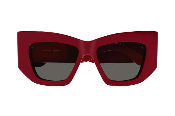 Okulary przeciwsłoneczne Alexander McQueen AM0448S 003 Kocie oczy Czerwone