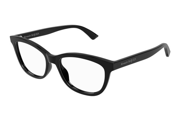 Briller Alexander McQueen AM0461O 001 Cat Eye Sort