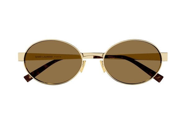 Okulary przeciwsłoneczne Saint Laurent SL692 004 Okrągłe Złote