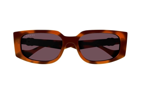 Okulary przeciwsłoneczne Gucci GG1534S 006 Prostokątne Pomarańczowe