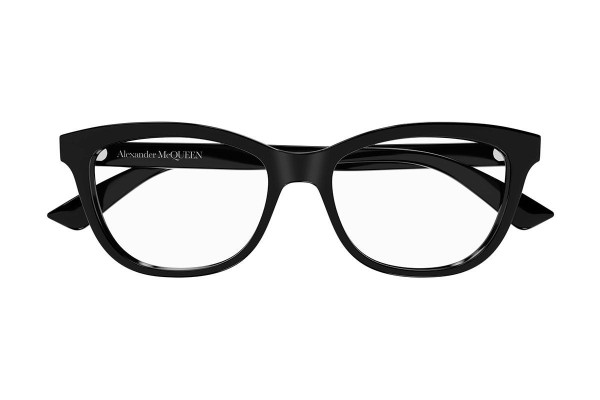 Briller Alexander McQueen AM0461O 001 Cat Eye Sort