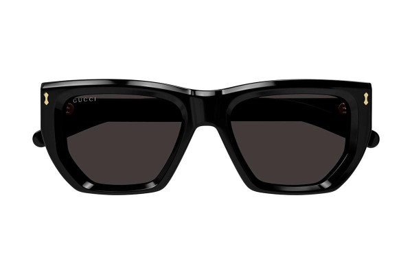 Okulary przeciwsłoneczne Gucci GG1520S 001 Kwadratowe Czarne