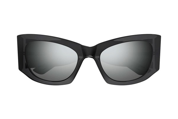 Okulary przeciwsłoneczne Balenciaga BB0327S 003 Kwadratowe Szare