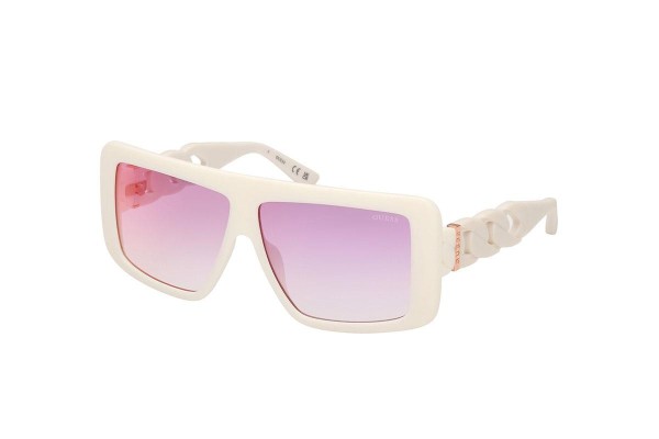 Ochelari de soare Guess GU00109 21Z Dreptunghiulari Albi