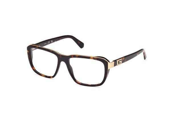 Okulary korekcyjne Guess GU50137 052 Prostokątne Havana