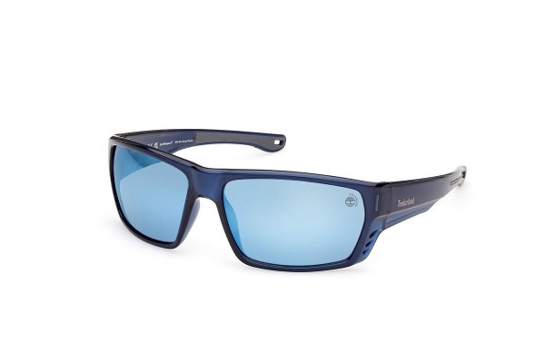 Okulary przeciwsłoneczne Timberland TB00002 90D Polarized Prostokątne Niebieskie