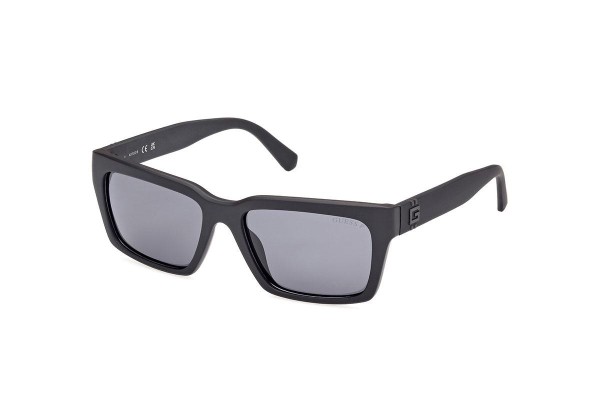 Слънчеви очила Guess GU00121 02D Polarized Правоъгълни Черна