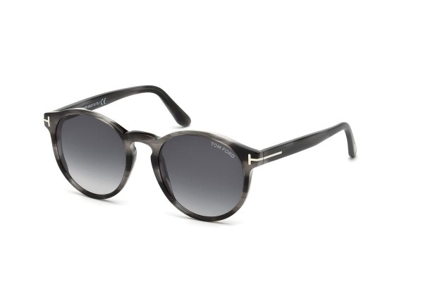 Okulary przeciwsłoneczne Tom Ford Ian FT0591 20B Okrągłe Szare