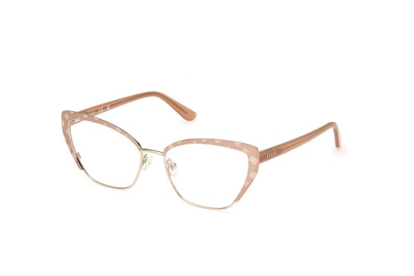 szemüvegeinket Guess GU50122 059 Cat Eye Bézs