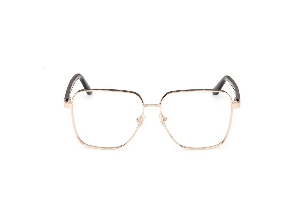 Okulary korekcyjne Guess GU50125 005 Kwadratowe Złote