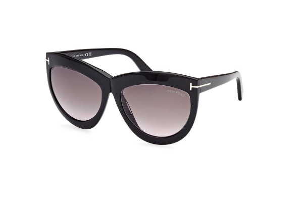 Napszemüvegek Tom Ford FT1112 01B Cat Eye Fekete