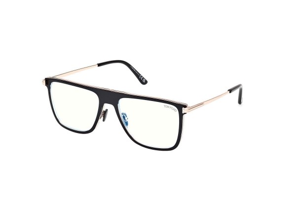 szemüvegeinket Tom Ford FT5944-B 003 Flat Top Fekete