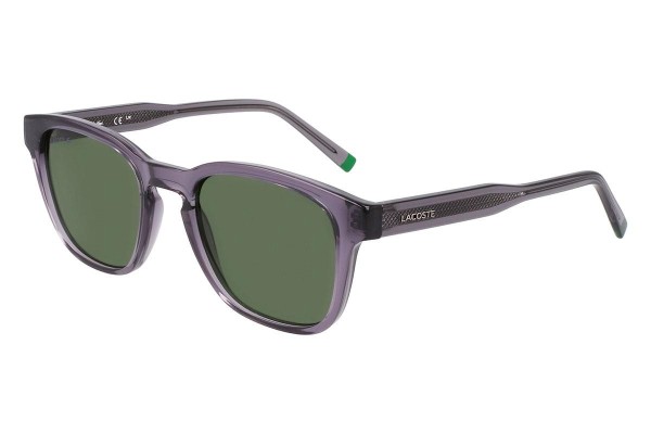 Слънчеви очила Lacoste L6026S 035 Правоъгълни Сива