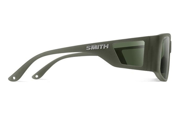 Слънчеви очила Smith MONROEPEAK B59/L7 Polarized Правоъгълни Зелена