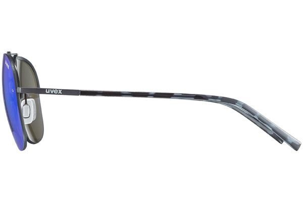 Okulary przeciwsłoneczne uvex lgl 40 Gun Mat S3 Pilotki (Aviator) Szare