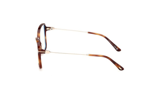 Okulary korekcyjne Tom Ford FT5953-B 053 Kocie oczy Havana