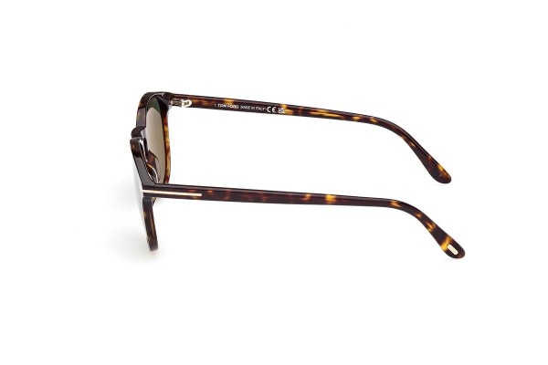 Okulary przeciwsłoneczne Tom Ford FT1097 52N Okrągłe Havana