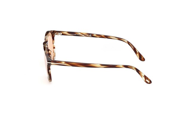 Ochelari de soare Tom Ford FT1097 55E Rotunzi Havana