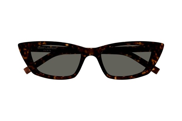 Okulary przeciwsłoneczne Saint Laurent SL277 010 Kocie oczy Havana