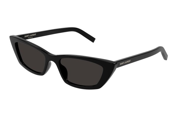 Okulary przeciwsłoneczne Saint Laurent SL277 009 Kocie oczy Czarne