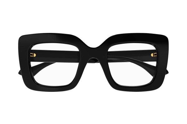Okulary korekcyjne Gucci GG1554O 001 Prostokątne Czarne