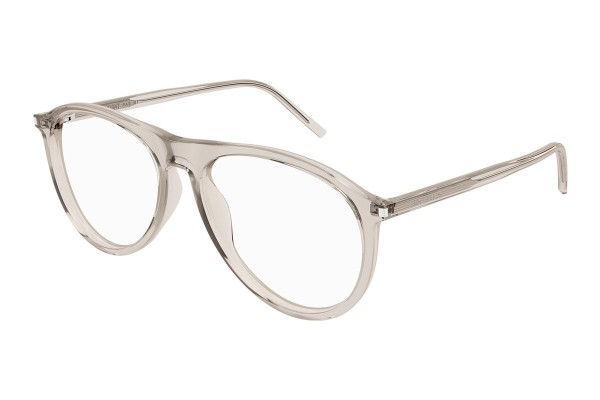 Briller Saint Laurent SL667OPT 003 Pilot Beige