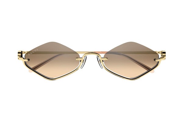 Okulary przeciwsłoneczne Gucci GG1604S 003 Nieregularny Złote