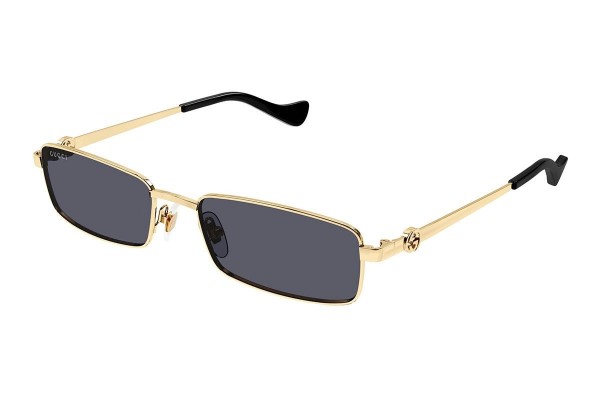 Okulary przeciwsłoneczne Gucci GG1600S 001 Kwadratowe Złote