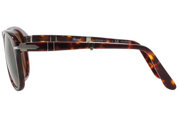 Okulary przeciwsłoneczne Persol Folding 714 Series PO0714 24/57 Polarized Pilotki (Aviator) Havana