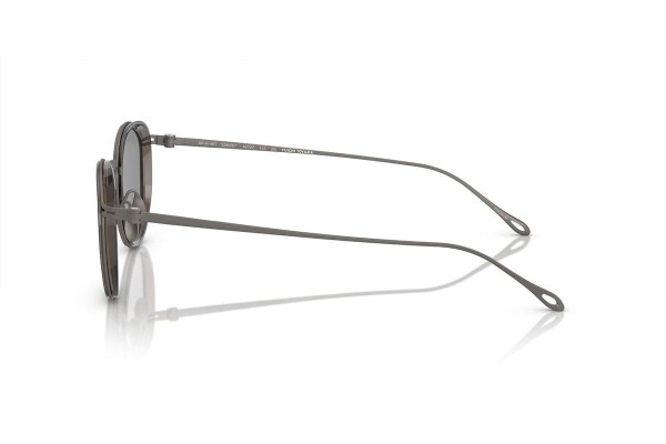 Okulary przeciwsłoneczne Giorgio Armani AR6148T 328087 Okrągłe Czarne