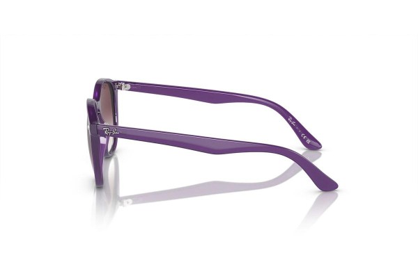 Ochelari de soare Ray-Ban Junior RJ9070S 713136 Rotunzi Violeți