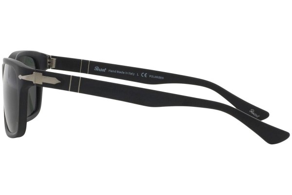 Okulary przeciwsłoneczne Persol PO3048S 900058 Polarized Kwadratowe Czarne