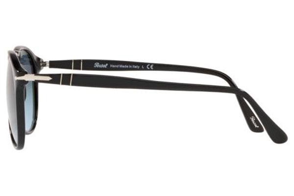Okulary przeciwsłoneczne Persol PO9649S 95/Q8 Pilotki (Aviator) Czarne