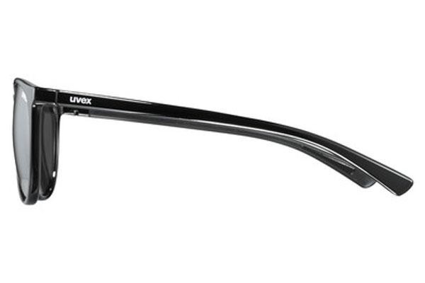 Okulary przeciwsłoneczne uvex lgl 43 Black S3 Okrągłe Czarne