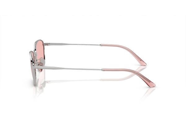 Okulary przeciwsłoneczne Giorgio Armani AR6151 3015/5 Prostokątne Srebrne
