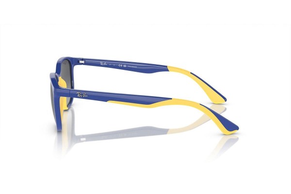 Sunglasses Ray-Ban Junior RJ9078S 7132T3 Polarized Kwadratowe Niebieskie