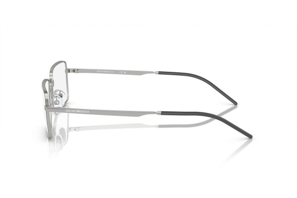 Okulary korekcyjne Emporio Armani EA1153 3045 Prostokątne Srebrne