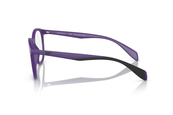Okulary korekcyjne Emporio Armani EA4211 52461W Okrągłe Fioletowe