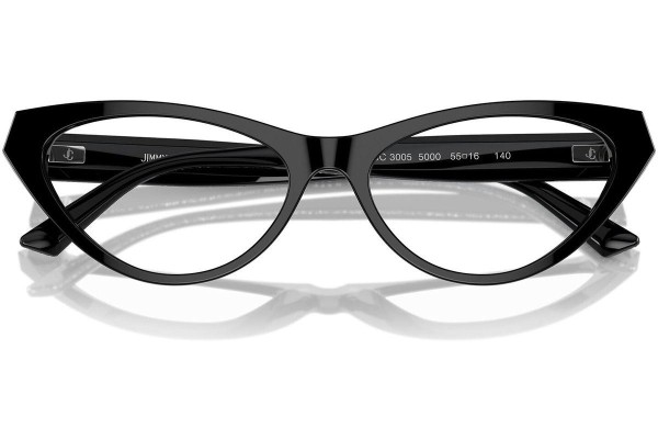 Glasses Jimmy Choo JC3005 5000 Kocie oczy Beżowe