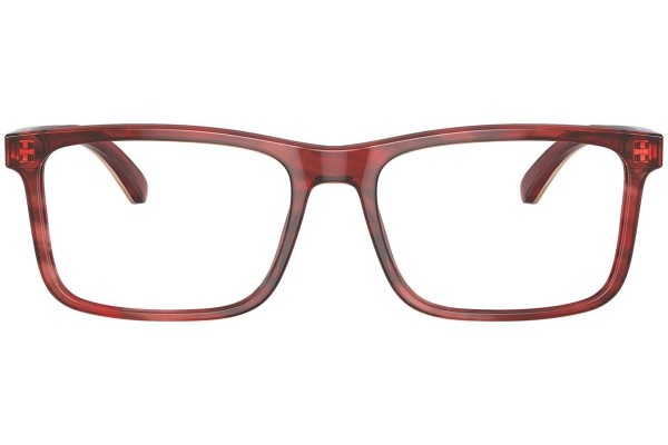 Okulary korekcyjne Emporio Armani EA3227 6053 Prostokątne Czerwone