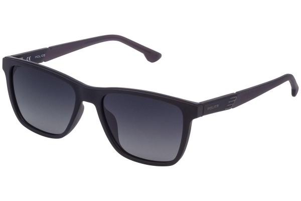 Ochelari de soare Police Waka 1 SPL868 U28P Polarized Pătrați Negri