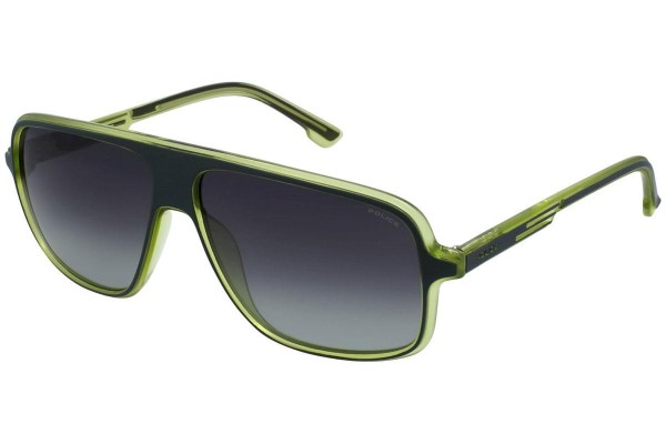 Ochelari de soare Police Offset 1 SPL961 U47P Polarized Pilot Verzi