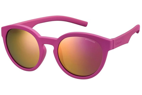 Ochelari de soare Polaroid Junior PLD8019/S CYQ/AI Polarized Rotunzi Violeți