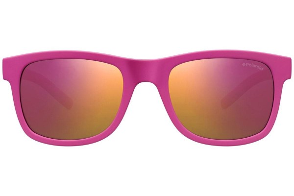 Слънчеви очила Polaroid Junior PLD8020/S CYQ/AI Polarized Правоъгълни Розова