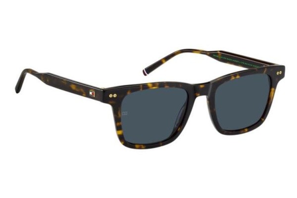 Ochelari de soare Tommy Hilfiger TH2127/S 086/KU Dreptunghiulari Havana