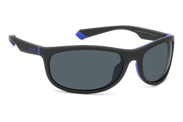 Слънчеви очила Polaroid PLD2154/S 0VK/C3 Polarized Овални Черна