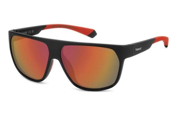 Okulary przeciwsłoneczne Polaroid PLD7053/S BLX/OZ Polarized Flat Top Czarne