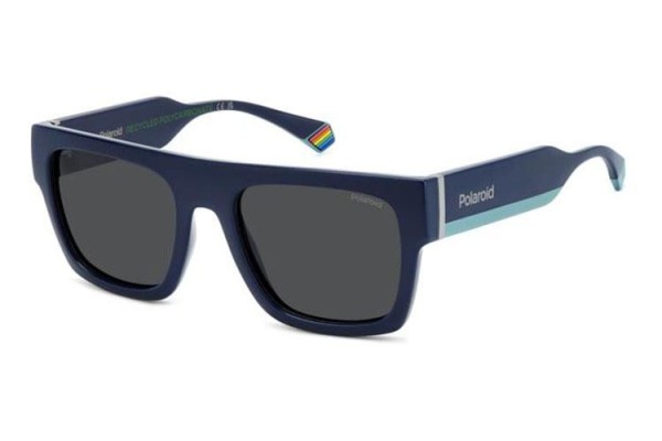 Слънчеви очила Polaroid PLD6224/S/X PJP/M9 Polarized Flat Top Синя