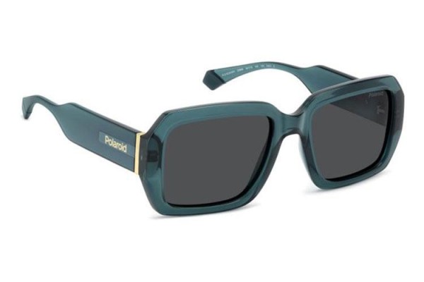 Слънчеви очила Polaroid PLD6223/S/X ZI9/M9 Polarized Правоъгълни Зелена