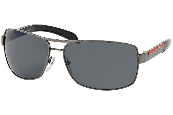 Ochelari de soare Prada Linea Rossa PS54IS 5AV5Z1 Polarized Dreptunghiulari Gri